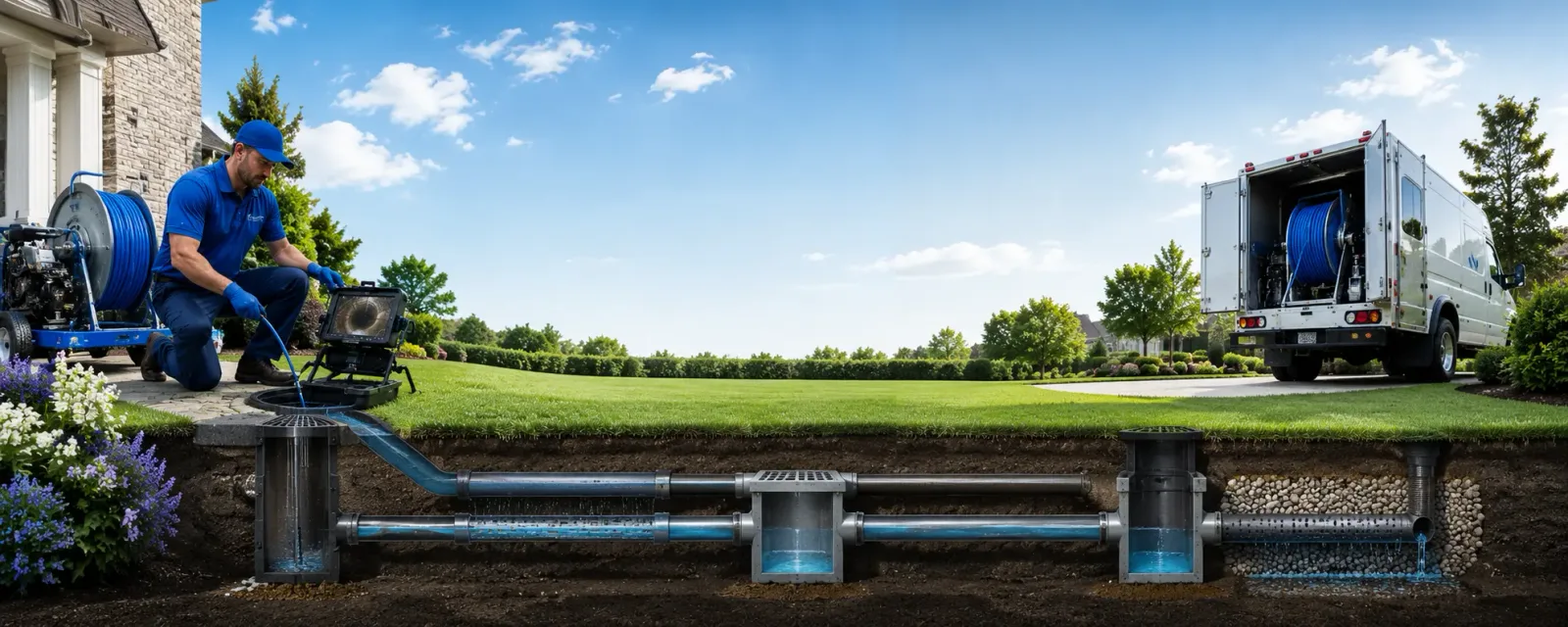 Outdoor drain cleaning information for Greenbush, ME